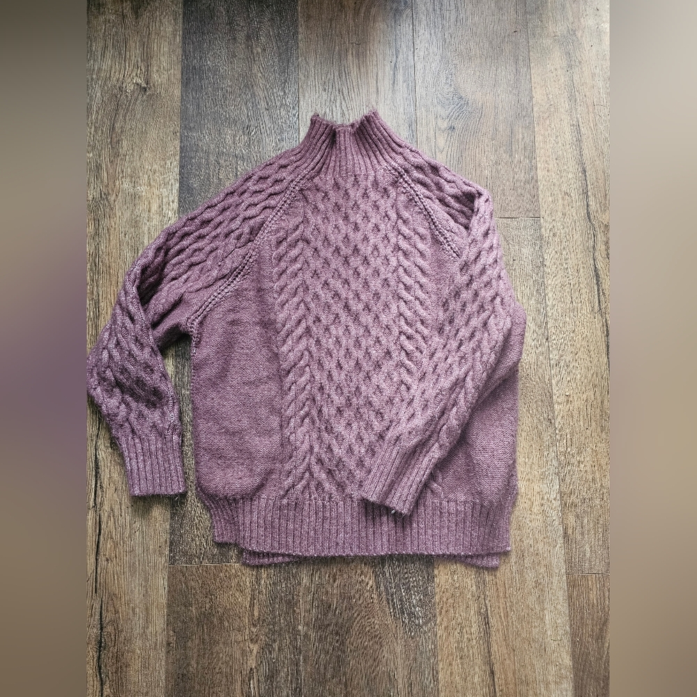 Bulky Purple Sweater